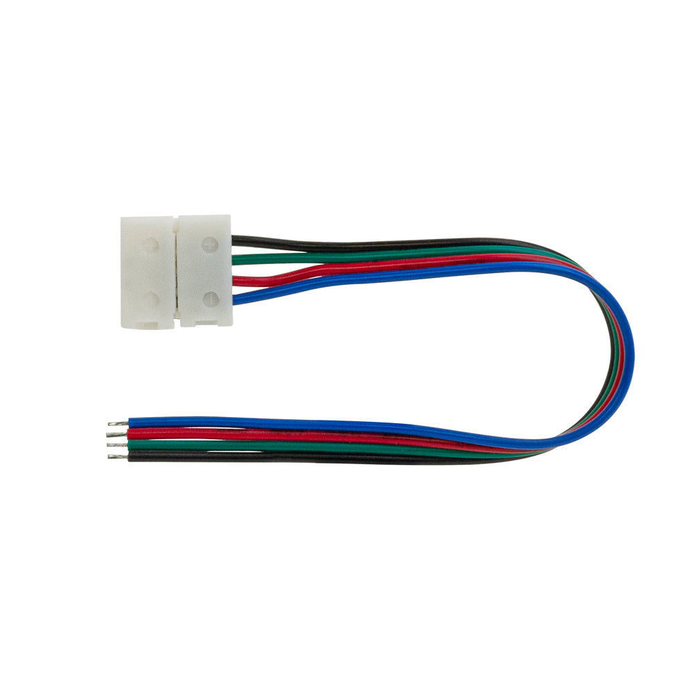 VBD-RGBCON-12MM-1S1W Solderless RGB Quick Strip Connector (12mm) (Pack of 1)