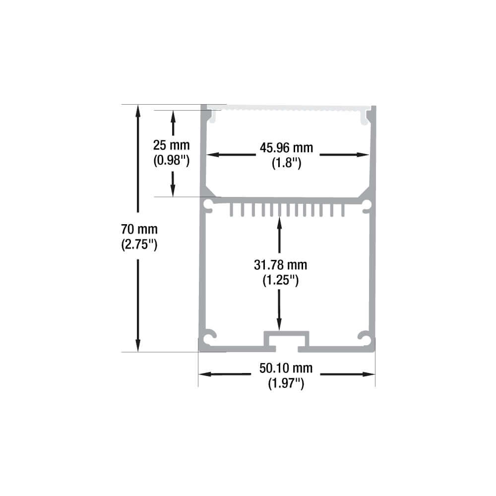 VBD-CH-RF10 LED Aluminum Channel