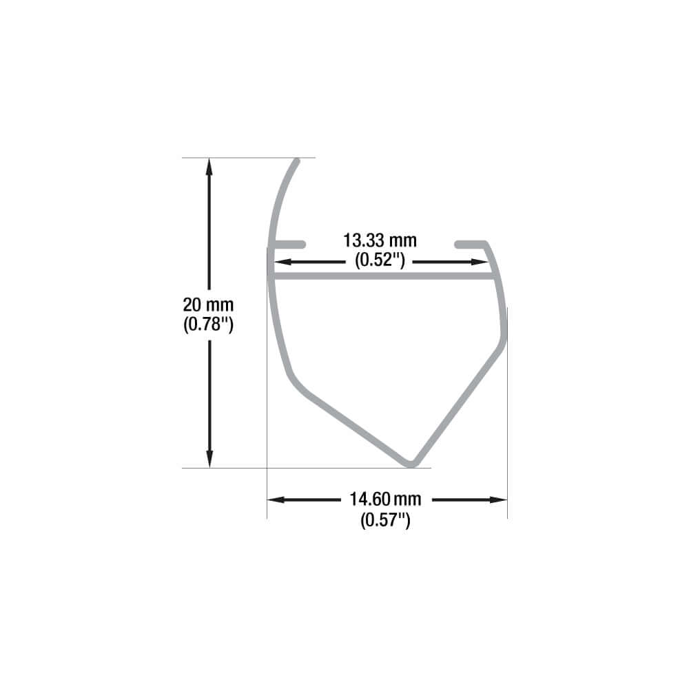 VBD-CH-C5 Show case LED Aluminum Channels