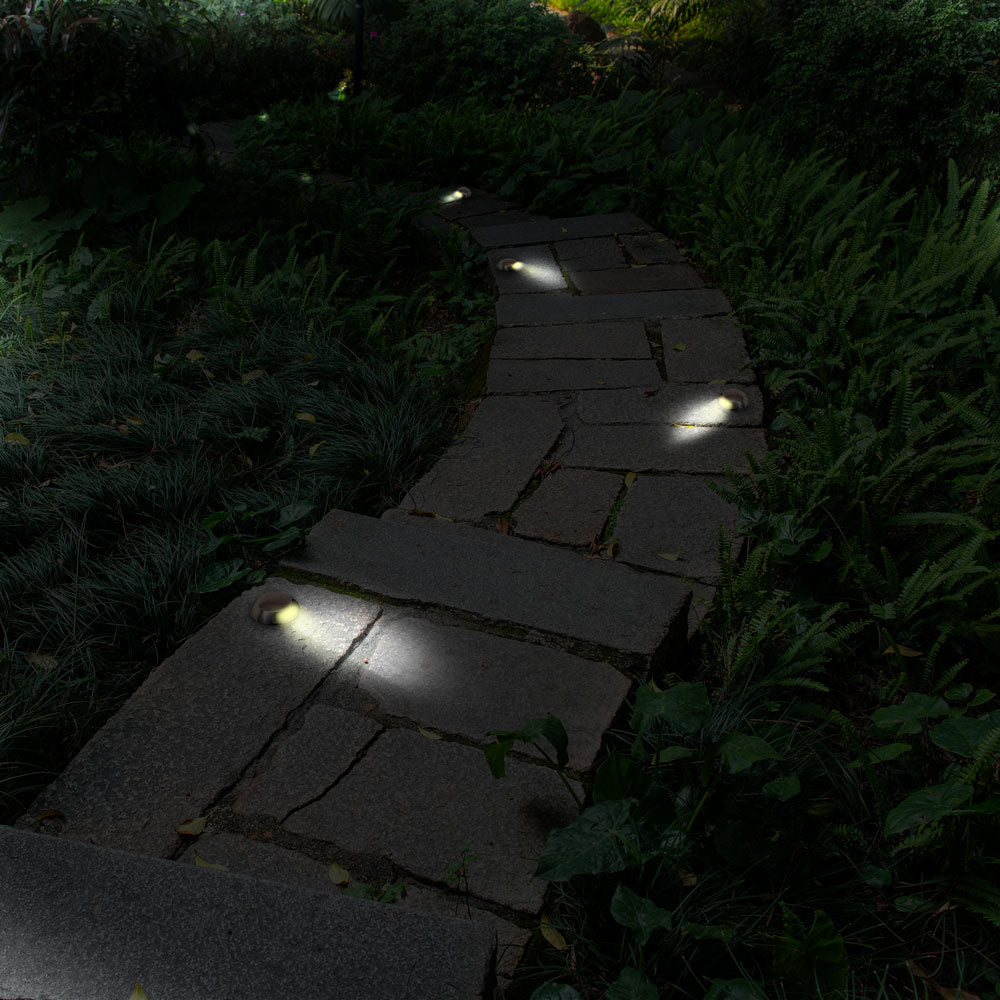 3-Watt Stainless Steel Outdoor Integrated LED 3000K In-Ground Landscape Path Light