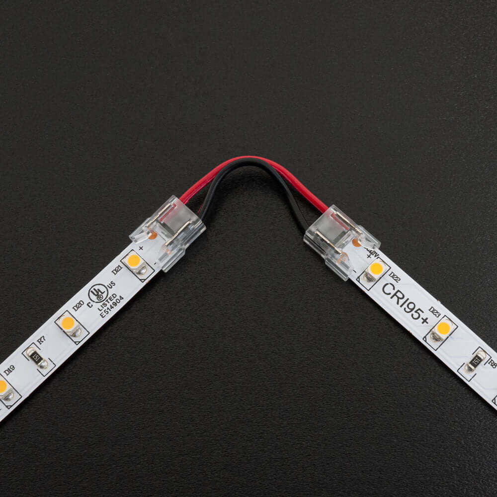 VBD-CON-8MM-1S1W LED Strip to Wire Connector, Veroboard