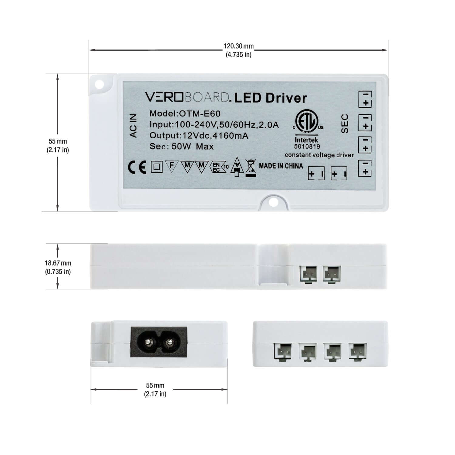 VBUN-25-12-W3K Retrofit Cabinet Light Kit - Pack of 3