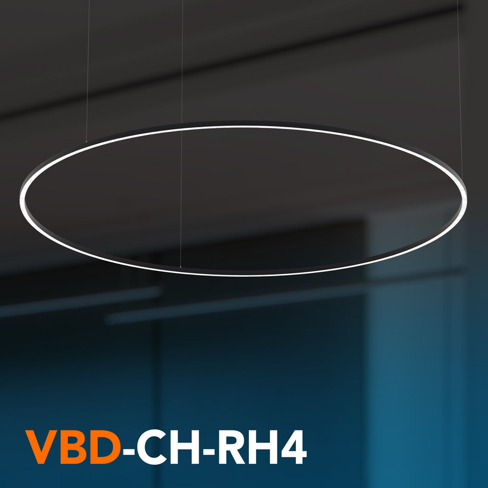 VBD-CH-RH4 Round Aluminum Channel 1800mm(71in), Veroboard
