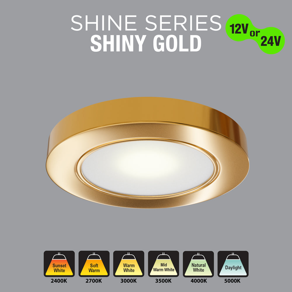 VBUN-2R25-xx-Gold Retrofit Cabinet Light - Shine Series