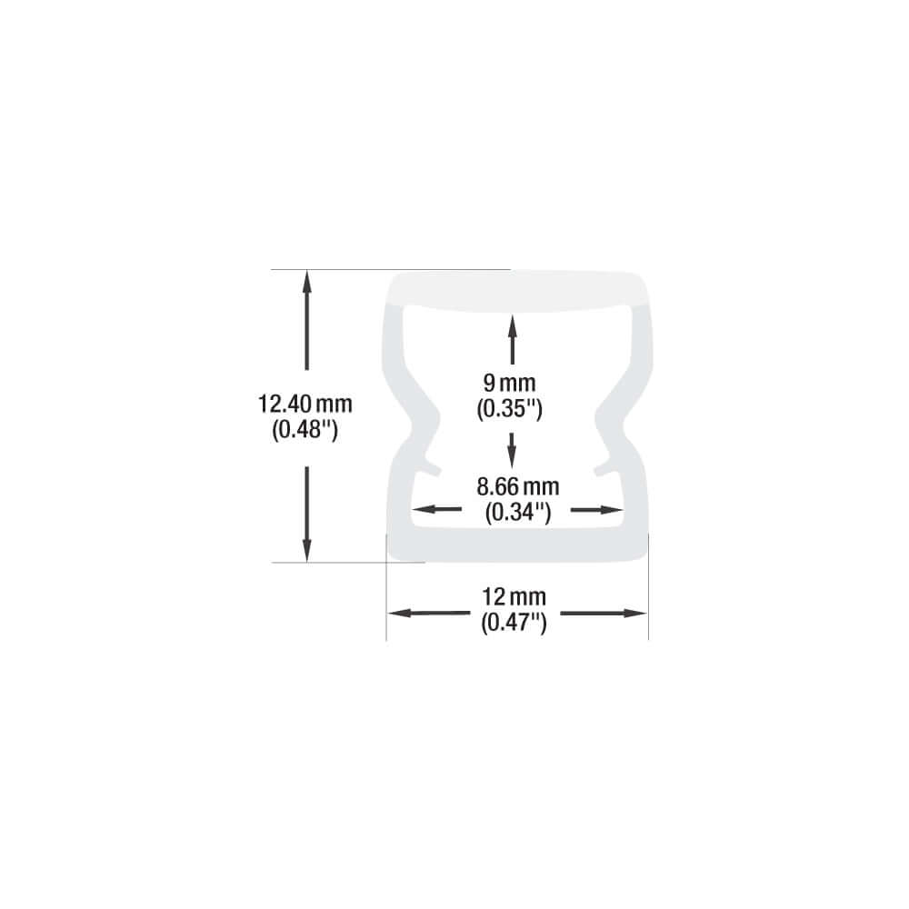 VBD-CH-S8 Waterproof PMMA LED Channel