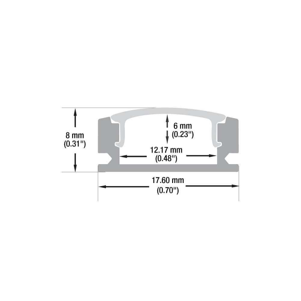 VBD-CH-S55 LED Aluminum Channel