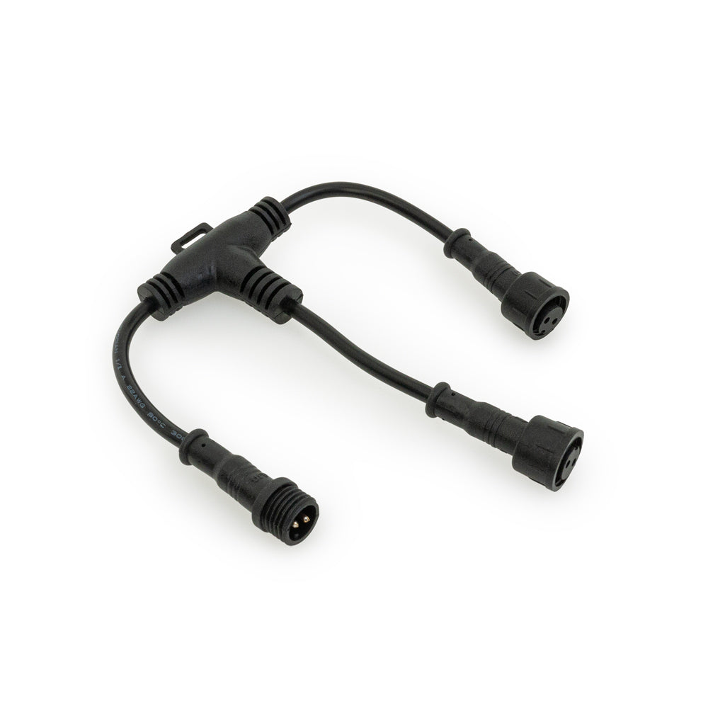 2 outputs waterproof T Connector Extension for Pathway Light