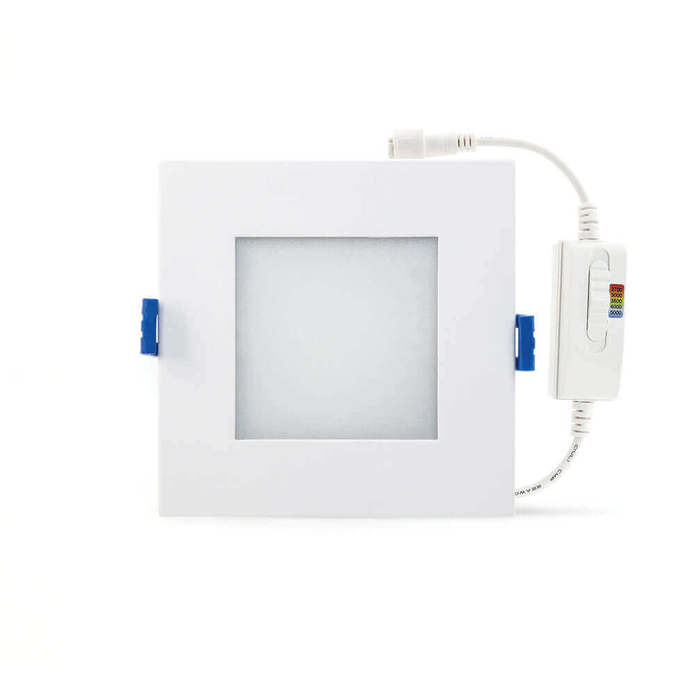 LED-S12W-1224V-5CCTWH-SQ, 4 inch Recessed Ceiling Light