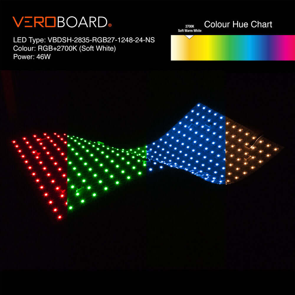 VBDSH-2835-RGB27 Flexible LED Backlighting Sheet - Veroboard Canada