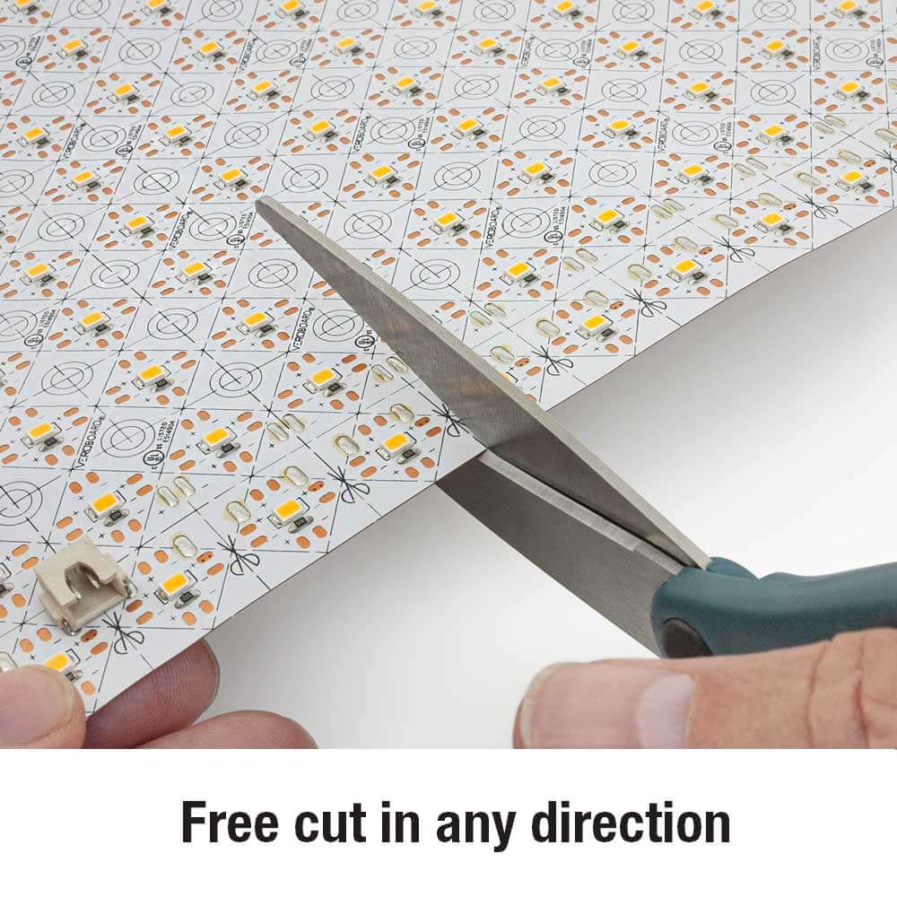 VBDSH-2835-3000-648-24-NS Flexible LED Backlighting Sheet - veroboard