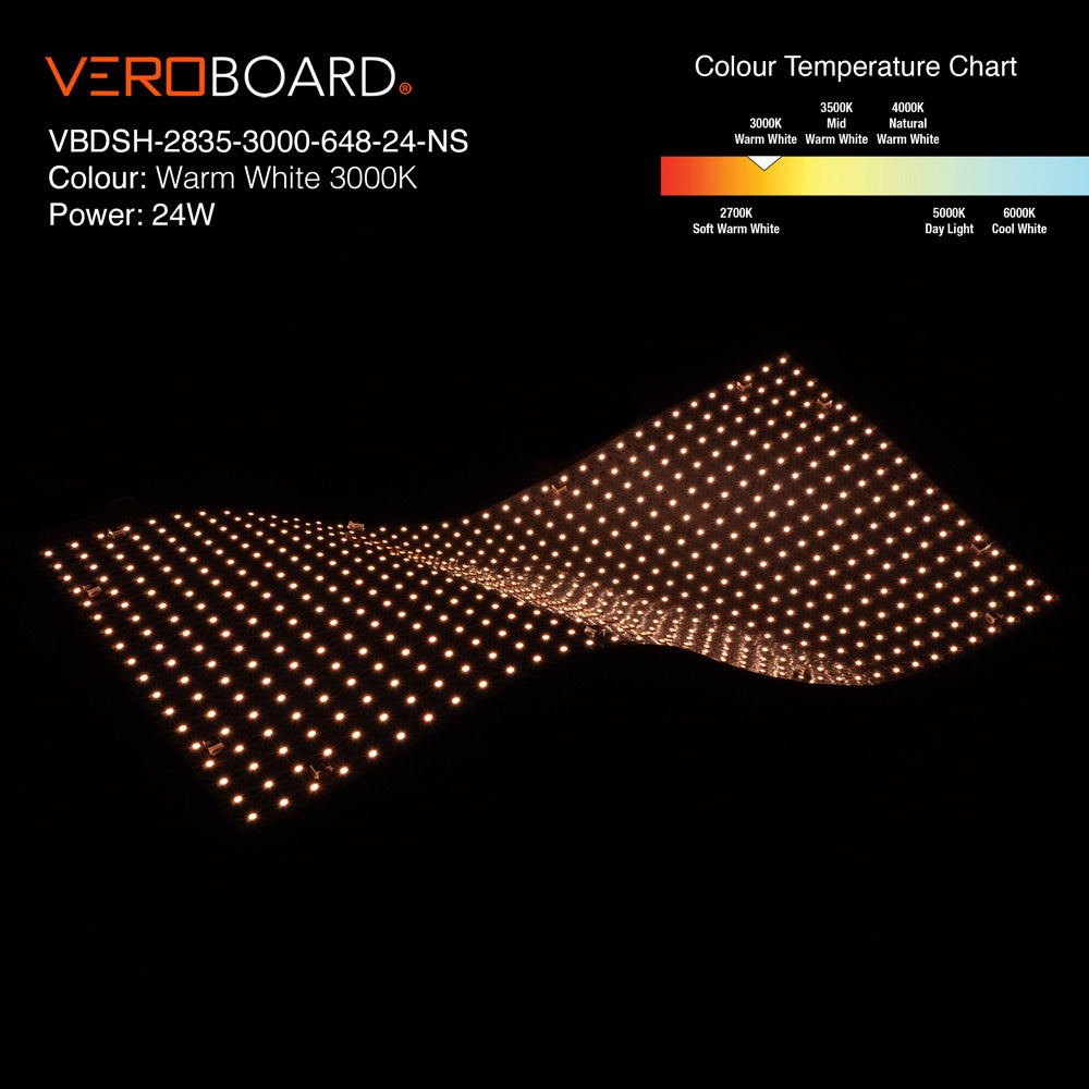 VBDSH-2835 Flexible LED Backlighting Sheet - 24V