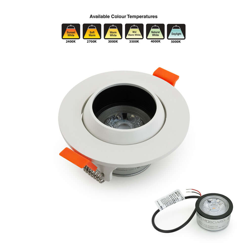 VBD-MTR-81W Low Voltage IC Rated Recessed Light Trim, Veroboard