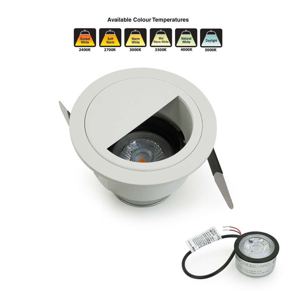 VBD-MTR-82W Low Voltage IC Rated Recessed Light Trim, Veroboard