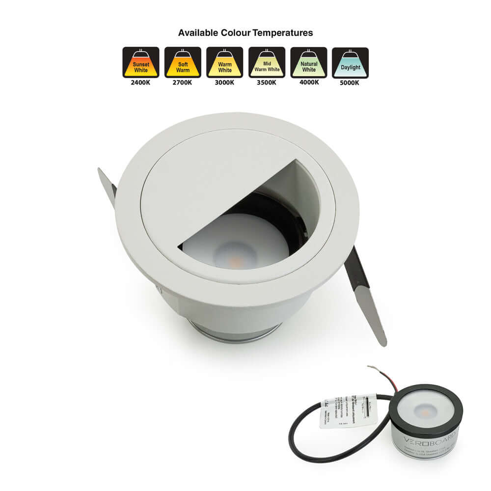 VBD-MTR-82W Low Voltage IC Rated Recessed Light Trim, Veroboard