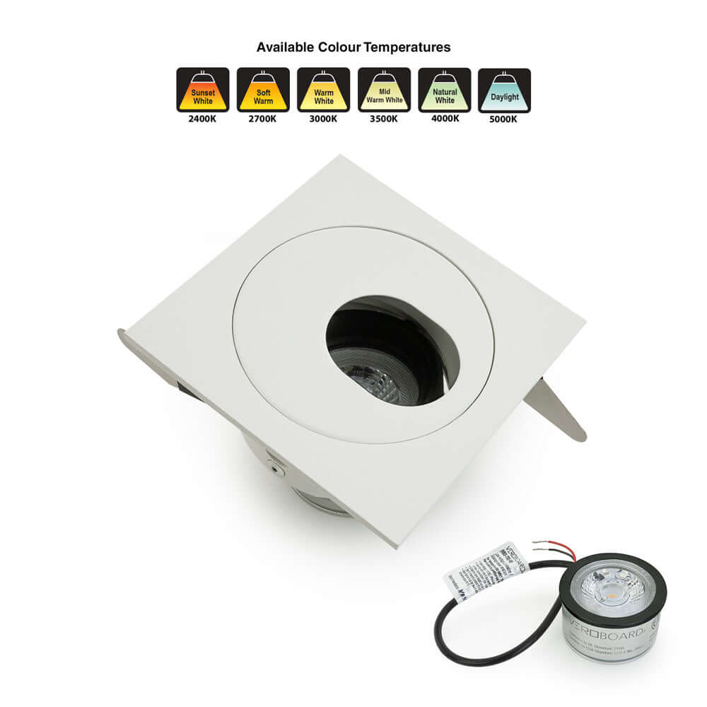 VBD-MTR-83W Low Voltage IC Rated Recessed Light Trim, Veroboard