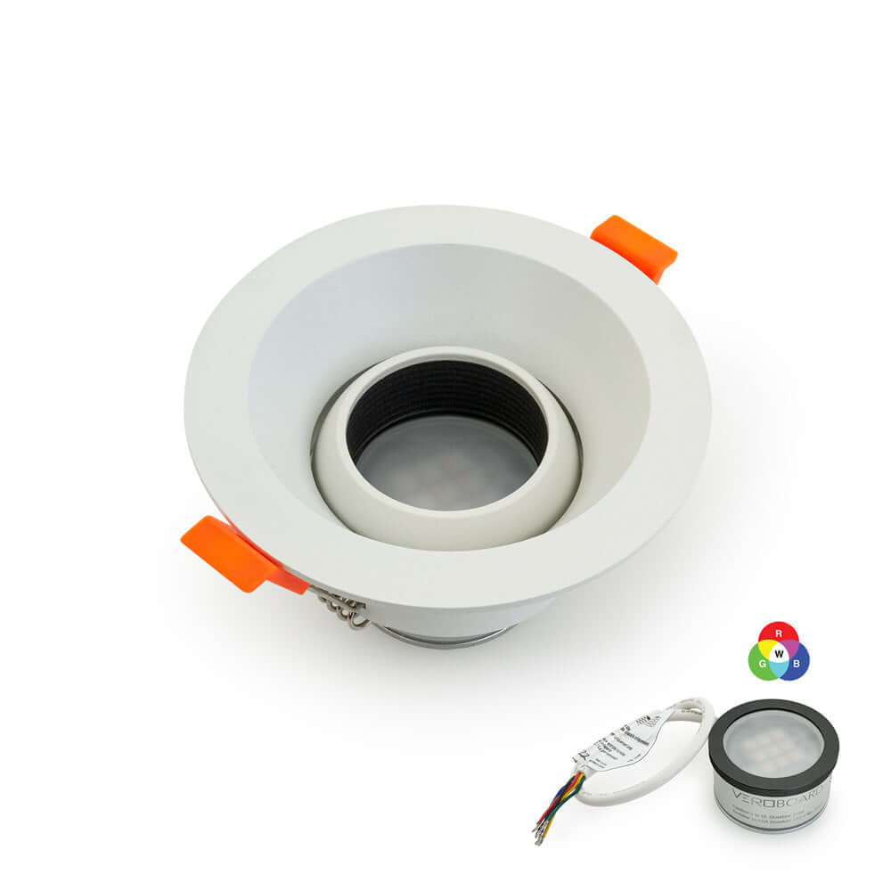 VBD-MTR-88W Low Voltage IC Rated Recessed Light Trim, Veroboard