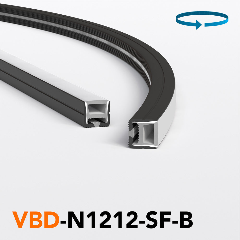 VBD-N1212-SF-B Black Silicon Flexible LED Neon channel - veroboard