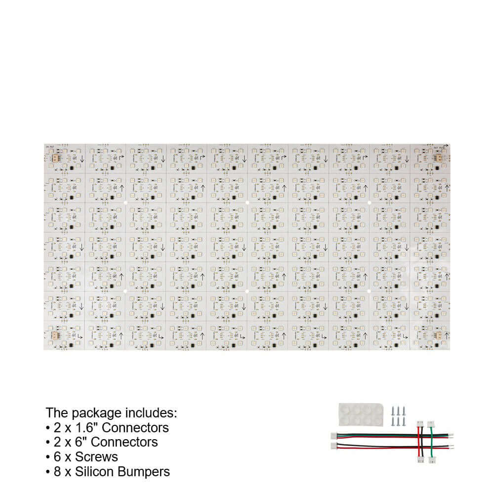 VBDSH-5050-RGBD-420-24-NS Flexible Digital LED Backlighting Sheet, veroboard