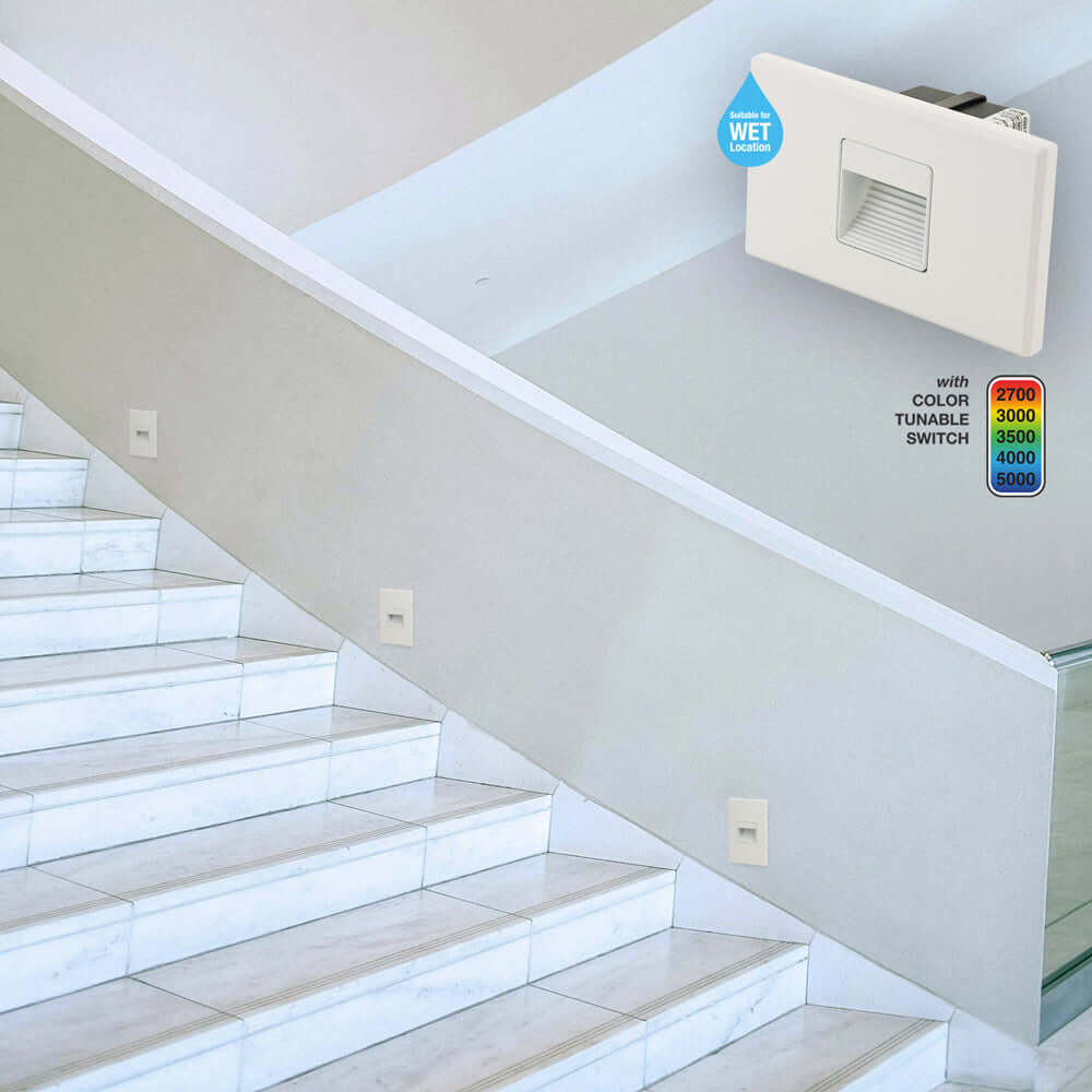 LSD-5CCTWH Dual Orientation LED Step Light