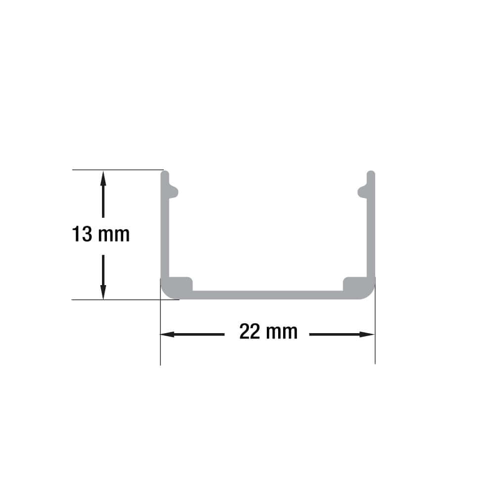 VBD-CLN2014-LI 1 Meter Linear Mounting Bracket