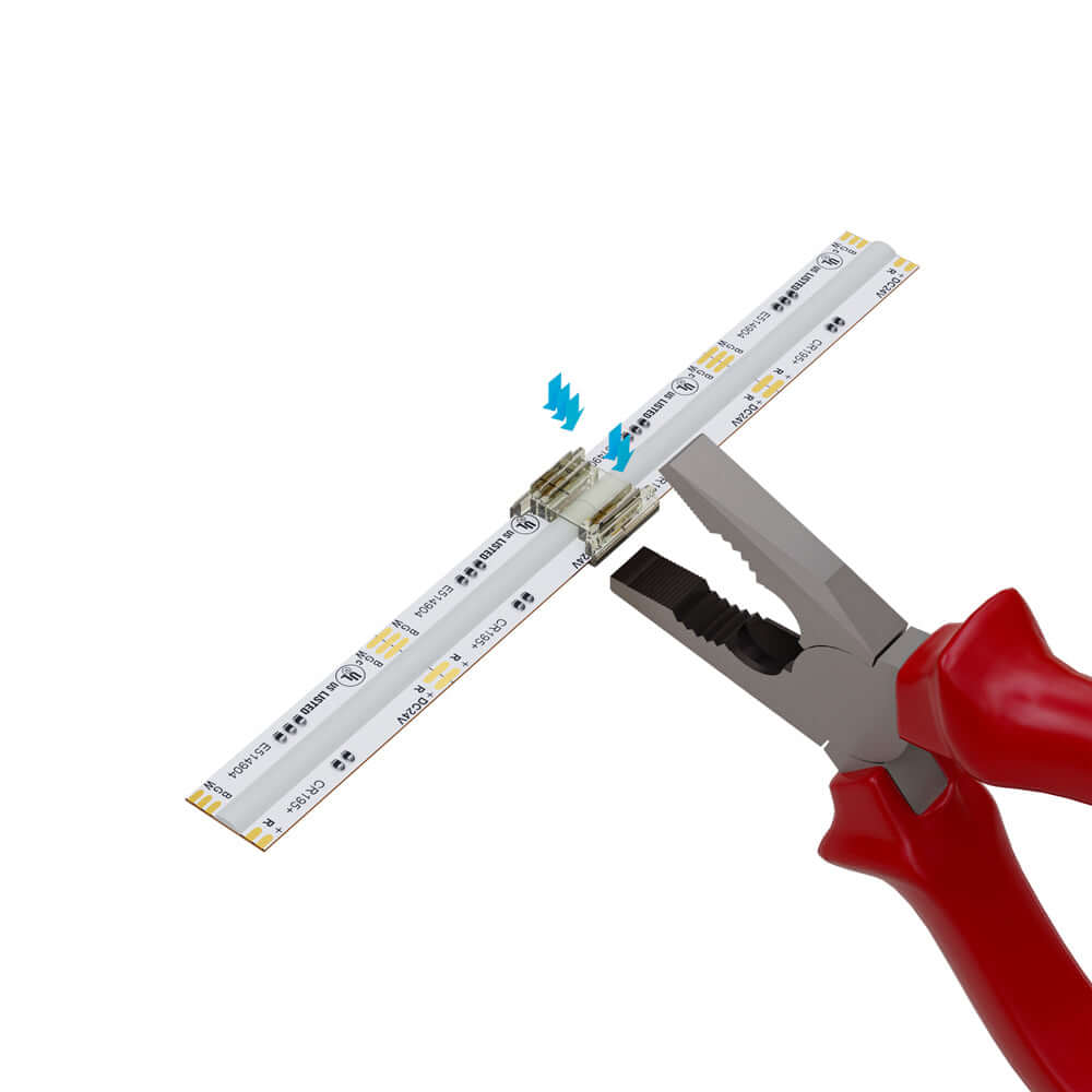 VBD-RGBWBC-12MM-2S LED Strip Connector