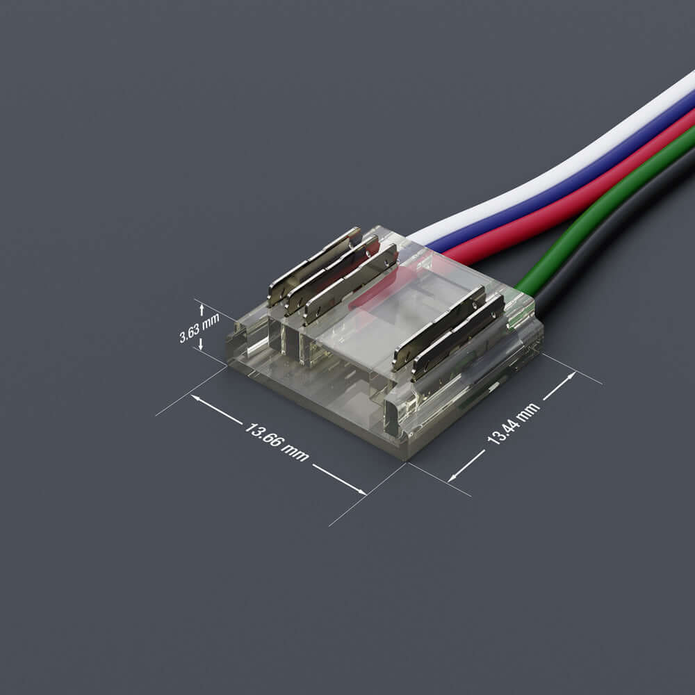 VBD-RGBWBC-12MM-1S1W LED Strip Connector