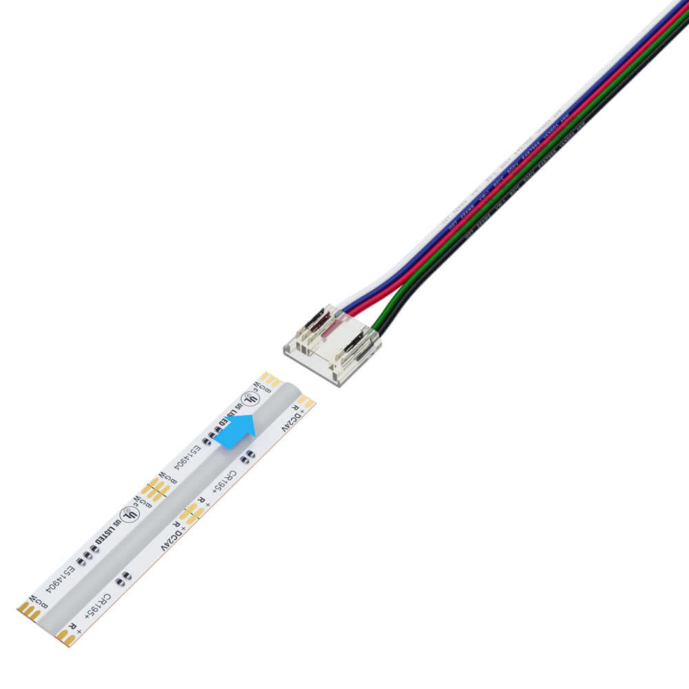 VBD-RGBWBC-12MM-1S1W LED Strip Connector