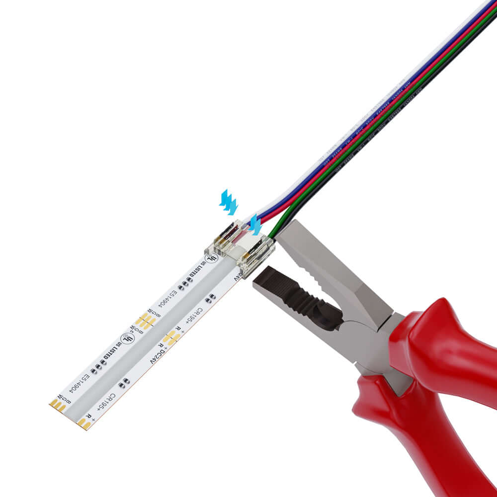 VBD-RGBWBC-12MM-1S1W LED Strip Connector