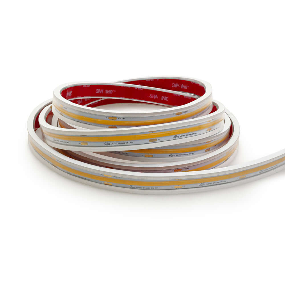 VBDFS-COB480W4.5-xxxx-24-WP Waterproof COB LED Strip, 1190Lm/m (363Lm/ft) 14W/m(4.5W/ft) CCT(2.7K, 3K, 3.5K, 4K, 5K)