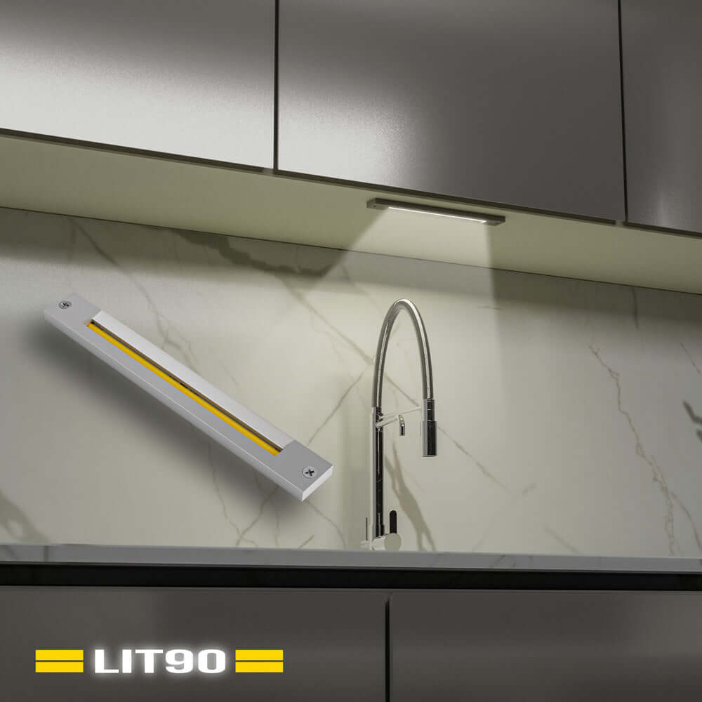 VBD-COB-24V-400L-Silver 8" COB Linear Cabinet Light
