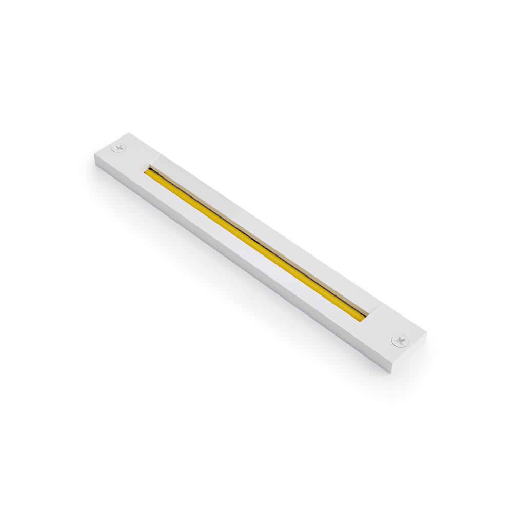 White 8-inch COB linear cabinet light with yellow accent, suitable for indoor use, 24V, 4.5W, IP20.