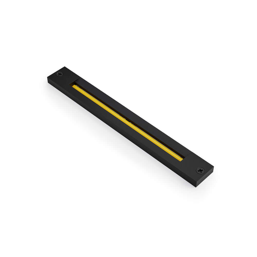 Black 8-inch COB linear cabinet light with yellow accent, dimensions 211x22x7mm, 24V, 4.5W.