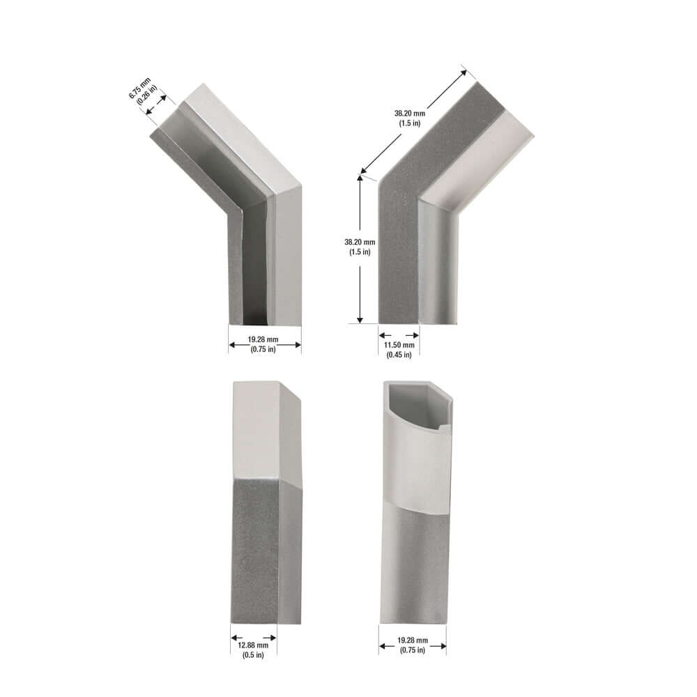 VBD-PRT-C5-135 135° Connector Joiner - Pack of 1