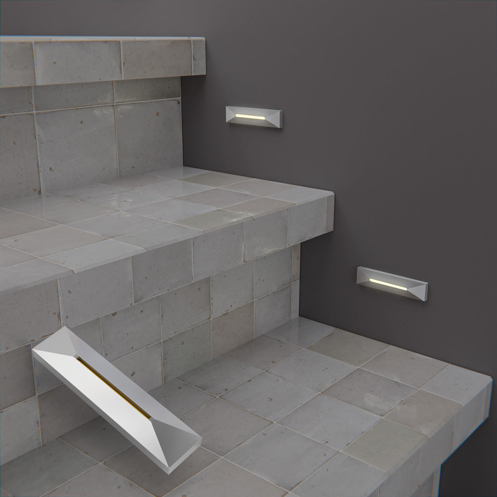 VBD-COB-24V-100L-xxxx-STP4-Silver 4 inch Step Light 24V 0.6W CCT(2.7K, 3K, 3.5K, 4K, 5K)