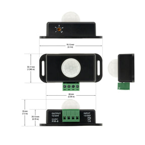 PIR Motion Sensor 12-24V 6A PIR-8, Veroboard