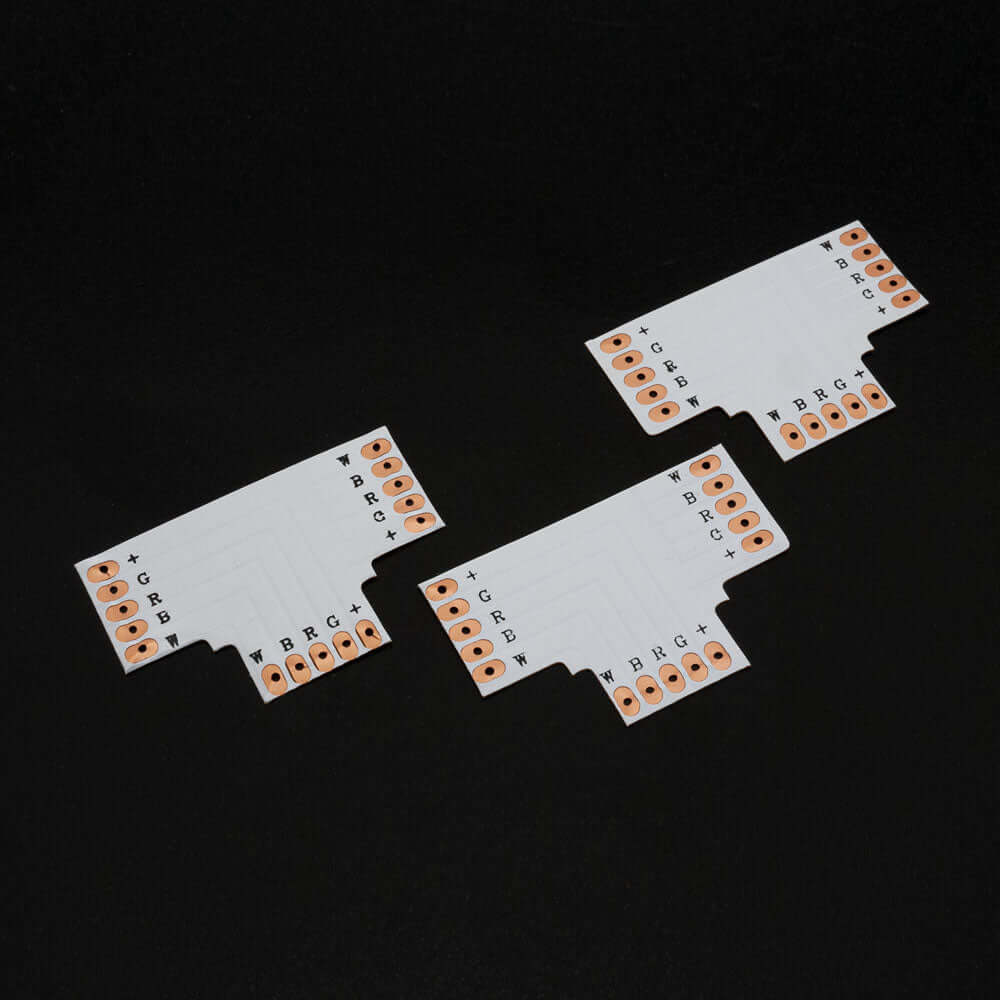 VBD-FPC12-T5A PCB type RGBW 3 Way Expansion Connector(12mm) (Pack of 3), Veroboard