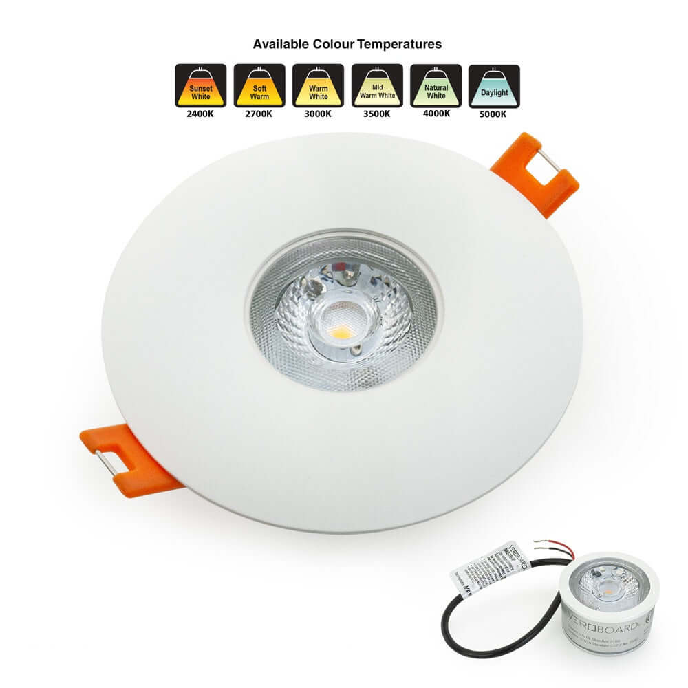 VBD-MTR-11W Low Voltage IC Rated Recessed Light Trim, Veroboard