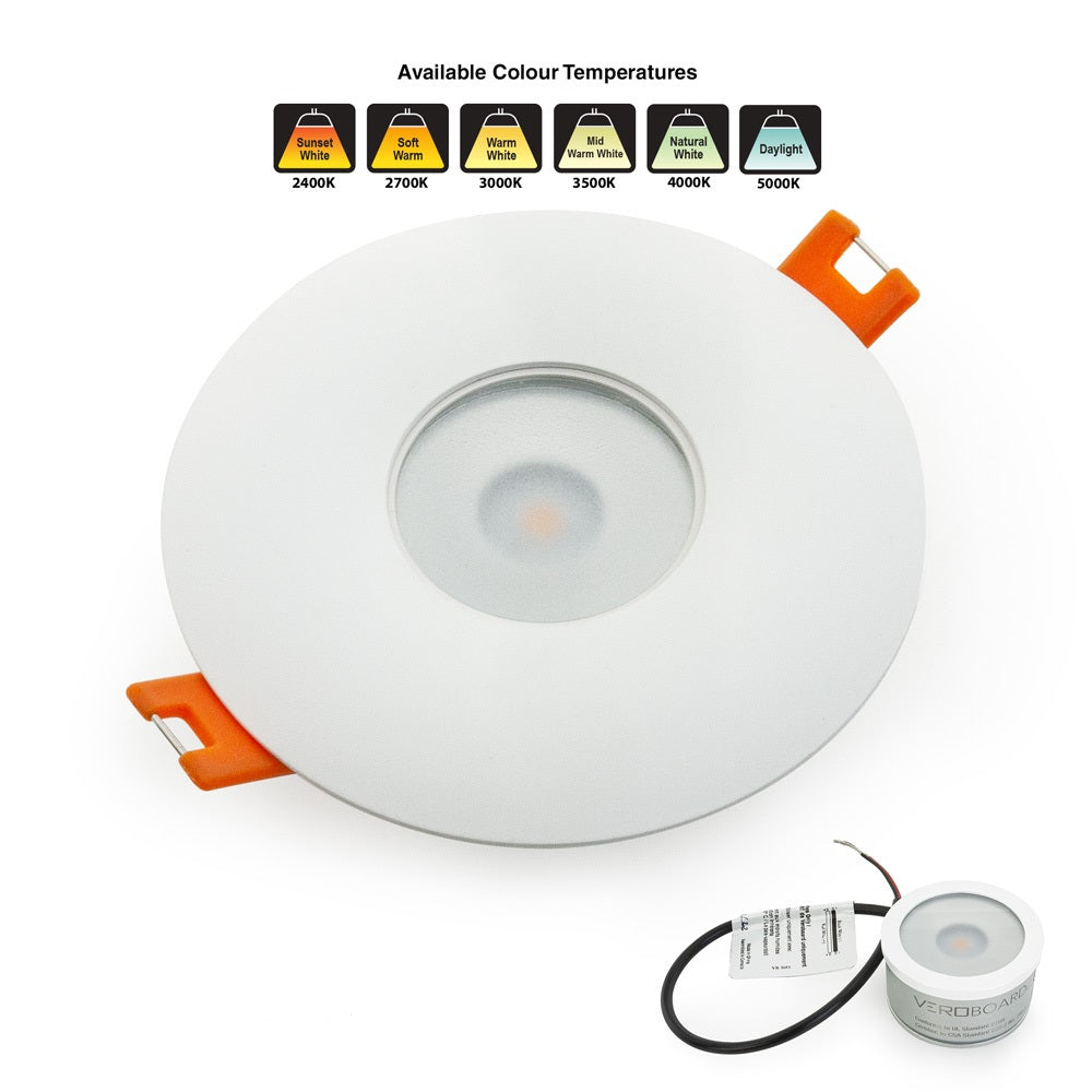 VBD-MTR-11W Low Voltage IC Rated Recessed Light Trim, Veroboard 