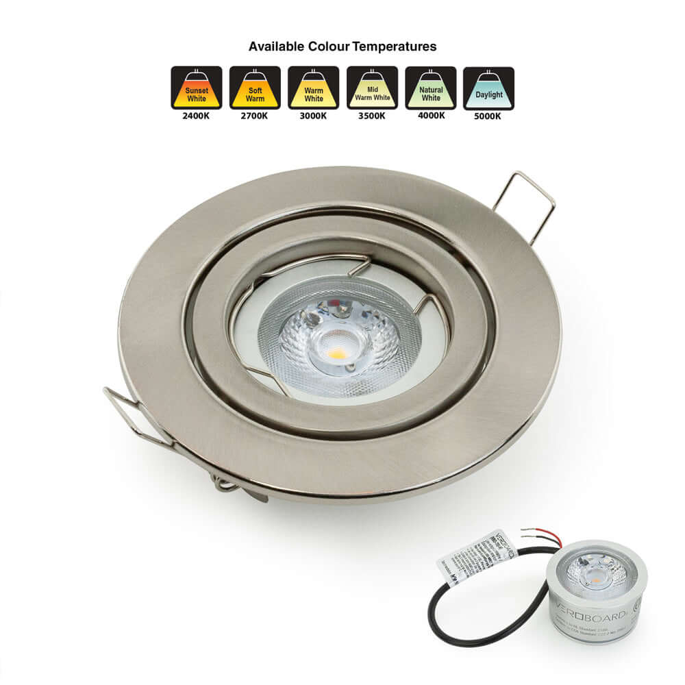 VBD-MTR-65T Low Voltage IC Rated Recessed Light Trim, Veroboard