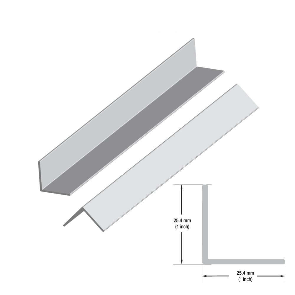 VBD-CH-L3 1inch L Aluminum Channel 2Meters(78.7in) and 2.5Meters(98.4in) and 3Meters(118inch), Veroboard