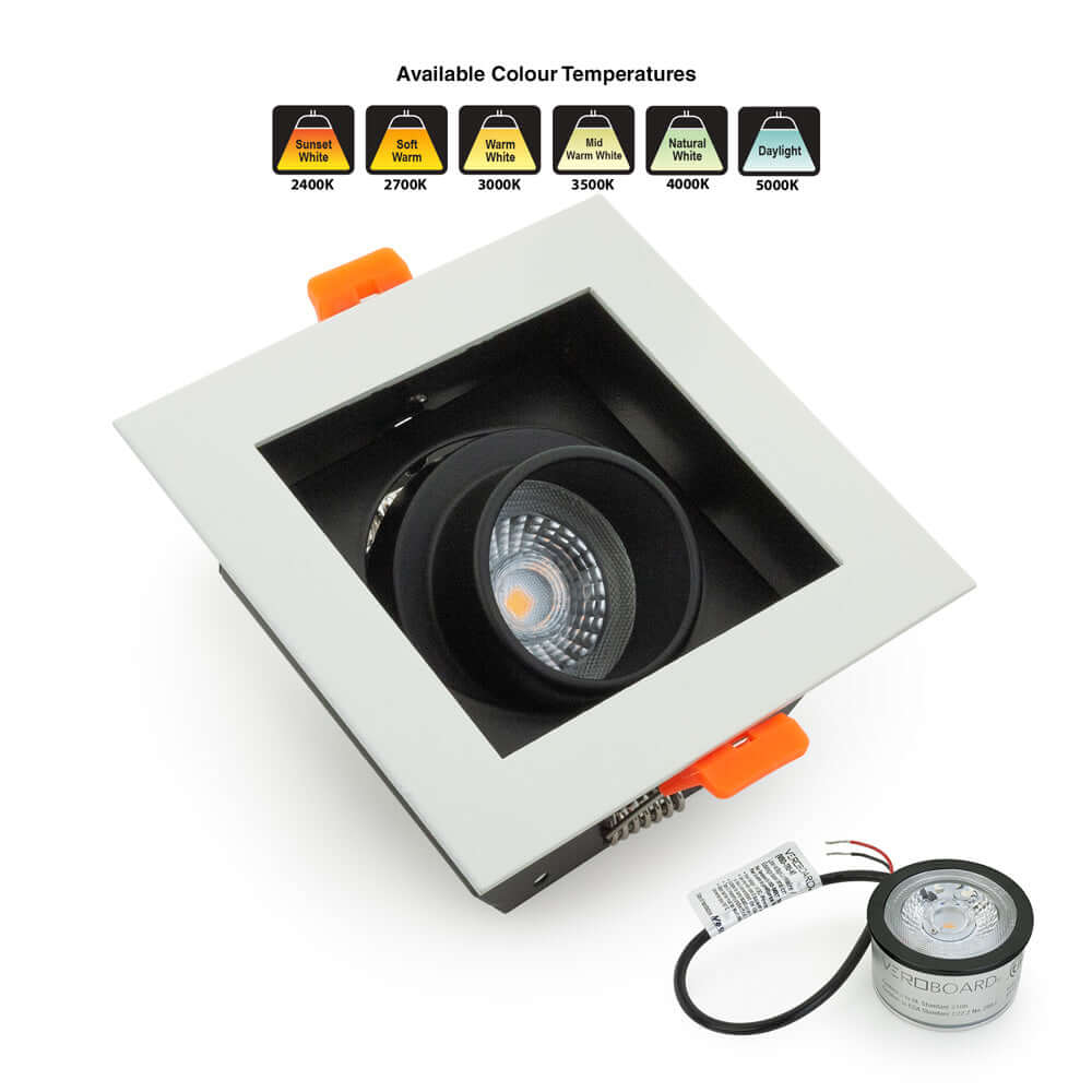 VBD-MTR-76T Low Voltage IC Rated Recessed Light Trim, Veroboard