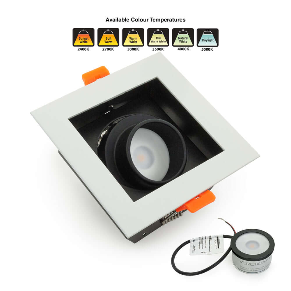 VBD-MTR-76T Low Voltage IC Rated Recessed Light Trim, Veroboard