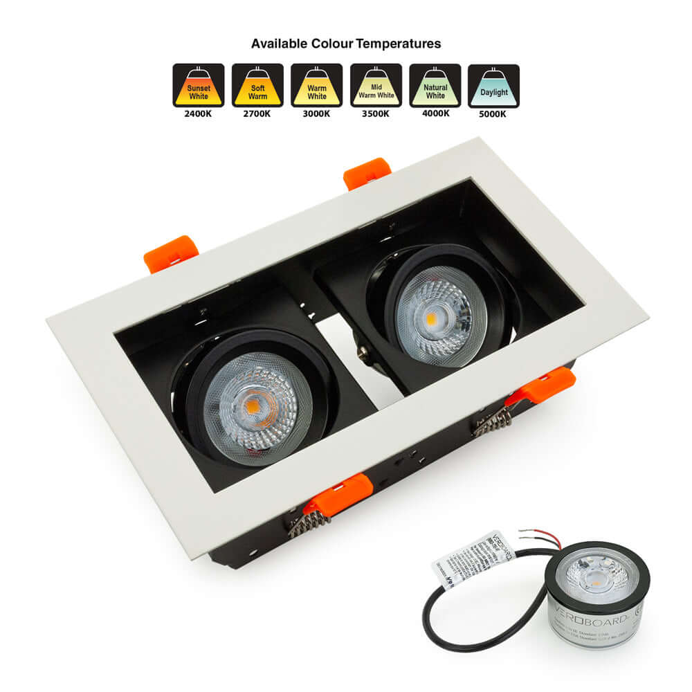 VBD-MTR-73T Low Voltage IC Rated Recessed Light Trim, Veroboard