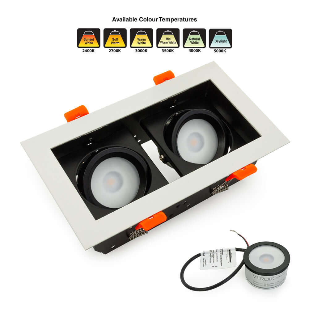 VBD-MTR-73T Low Voltage IC Rated Recessed Light Trim, Veroboard