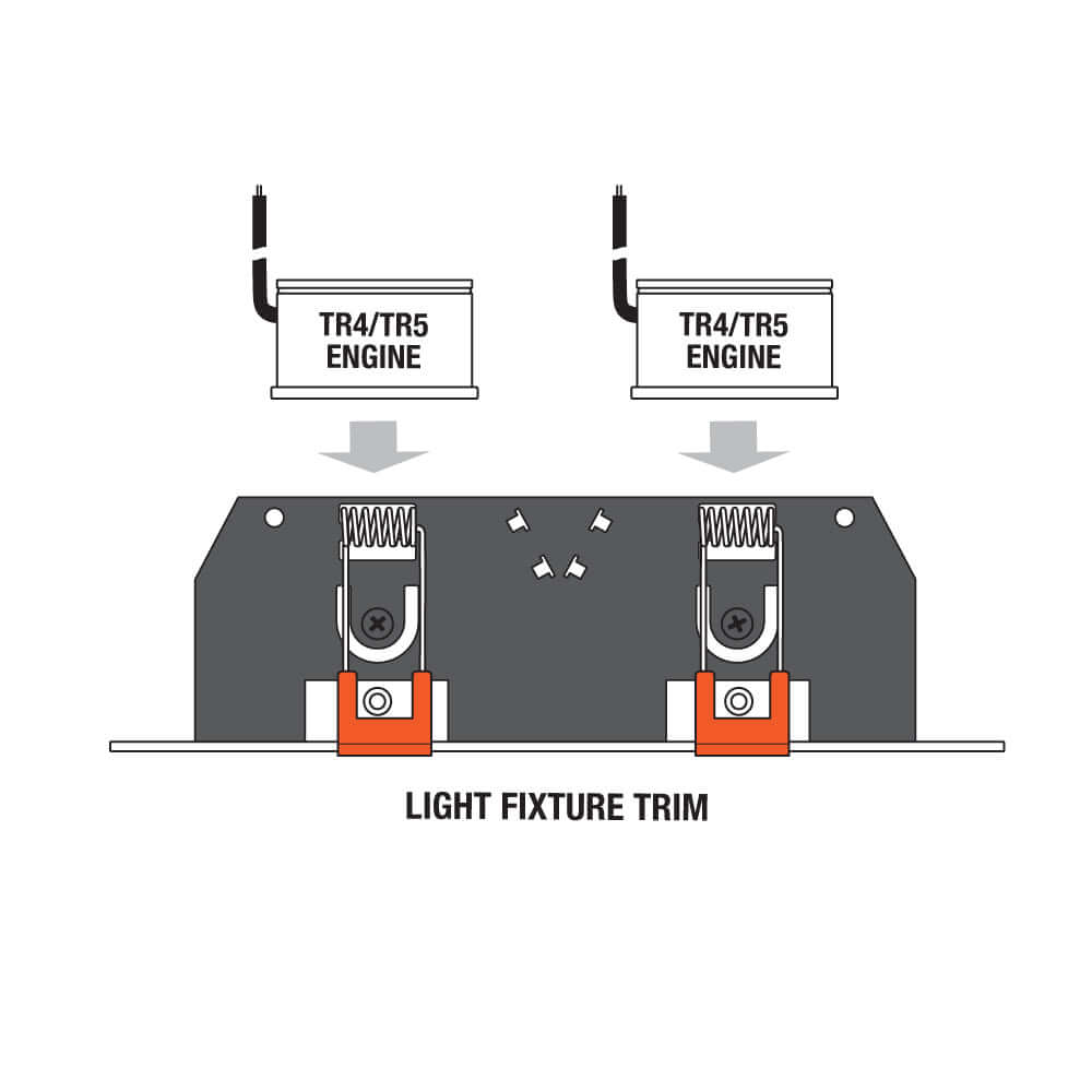 VBD-MTR-73T Low Voltage IC Rated Recessed Light Trim