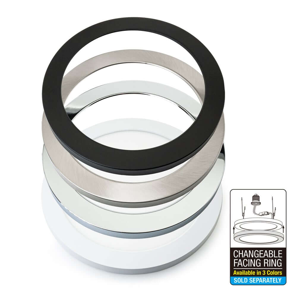 HM04-PR8-18W120-3CCT-WSA Space Series Ceiling Lights, 120V 18W 3CCT(3K, 4K, 5K), Veroboard