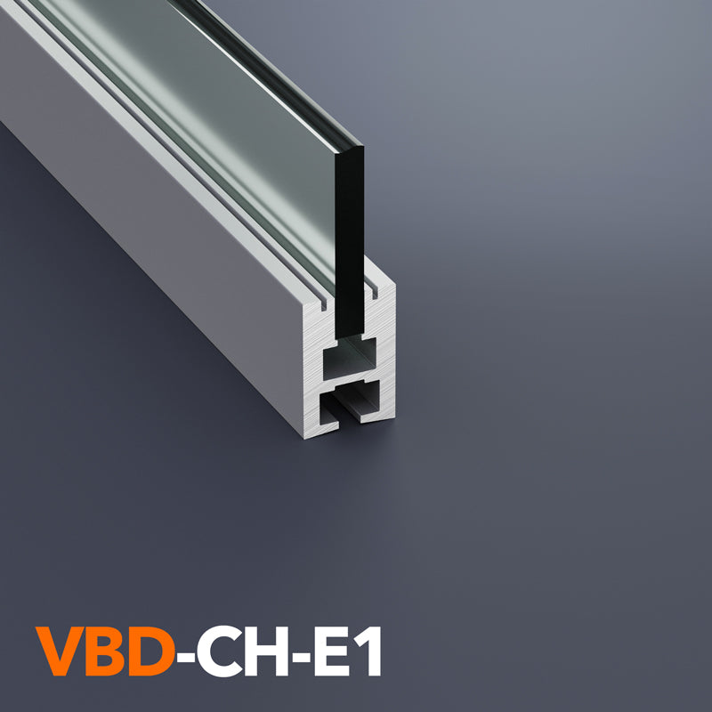 VBD-CH-E1 Linear Aluminum Channel 2Meters(78.7in), Veroboard