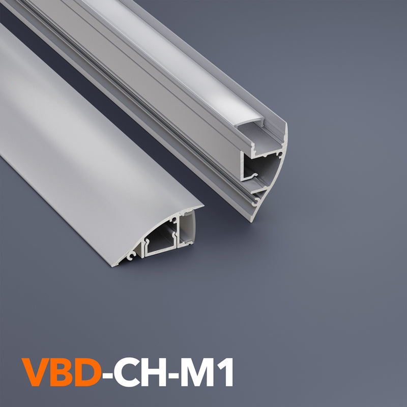 VBD-CH-M1 Wall Mount Aluminum Channel 2.4Meters(94.4in) and 3Meters(118in), Veroboard