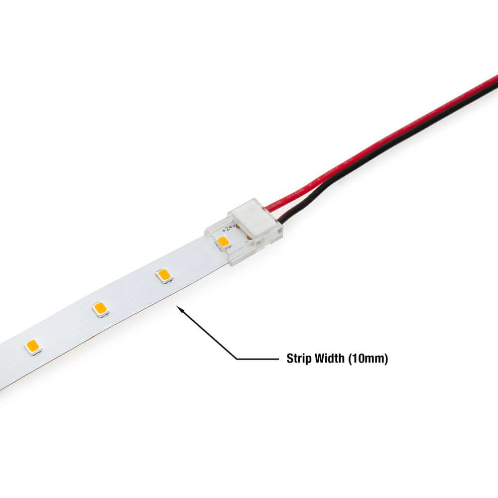 VBD-CON-10MM-1S1W LED Strip to Wire Connector, veroboard