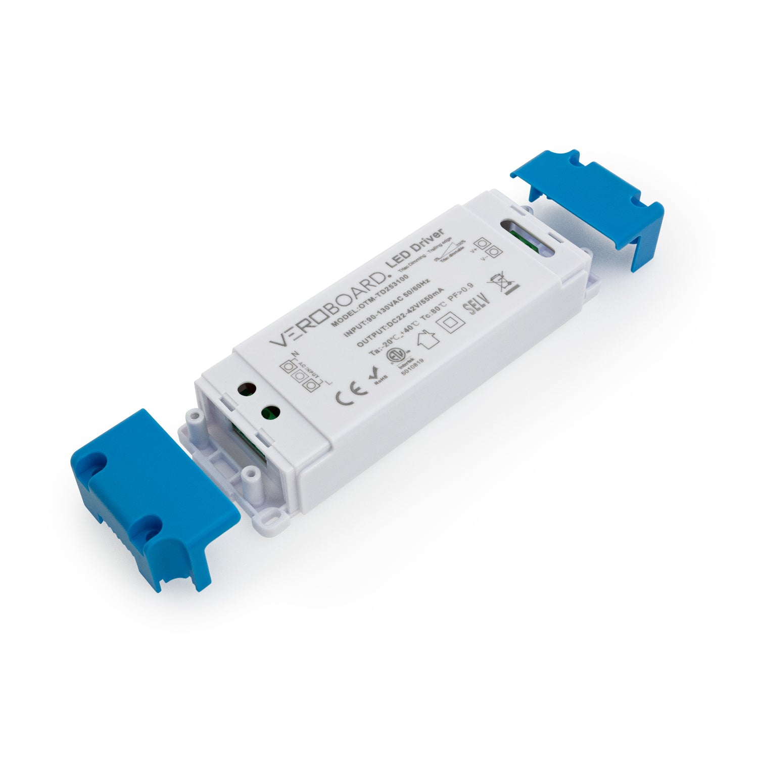 Constant Current 550ma 22-42V 20W Dimmable OTM-TD253100-550-20, Veroboard 